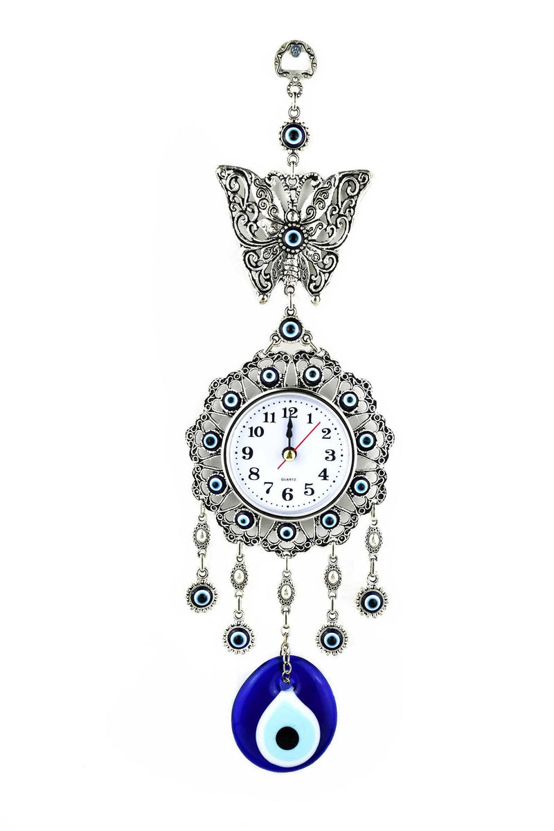 Evil Eye Wall Clock Elephant Design Medium