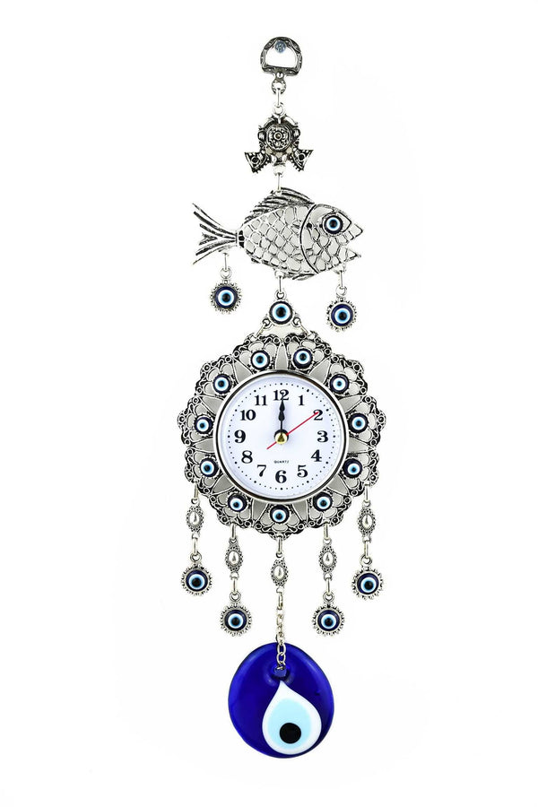 Evil Eye Wall Clock Fish Design Medium Evil Eye Sydney Grand Bazaar 