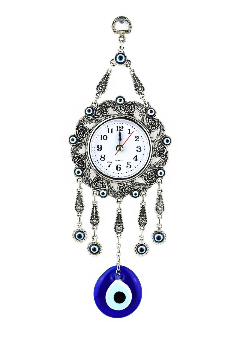 Evil Eye Wall Clock Elephant Design Medium