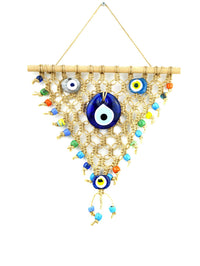 Evil Eye Wall Decor Triangle Jute Tied Evil Eye Sydney Grand Bazaar 