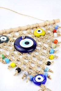 Evil Eye Wall Decor Triangle Jute Tied Evil Eye Sydney Grand Bazaar 