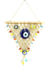 Evil Eye Wall Decor Triangle Jute Tied Evil Eye Sydney Grand Bazaar 