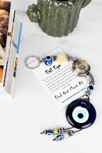 Evil Eye Wall Hanging Candy Bead Vanilla Evil Eye Sydney Grand Bazaar 