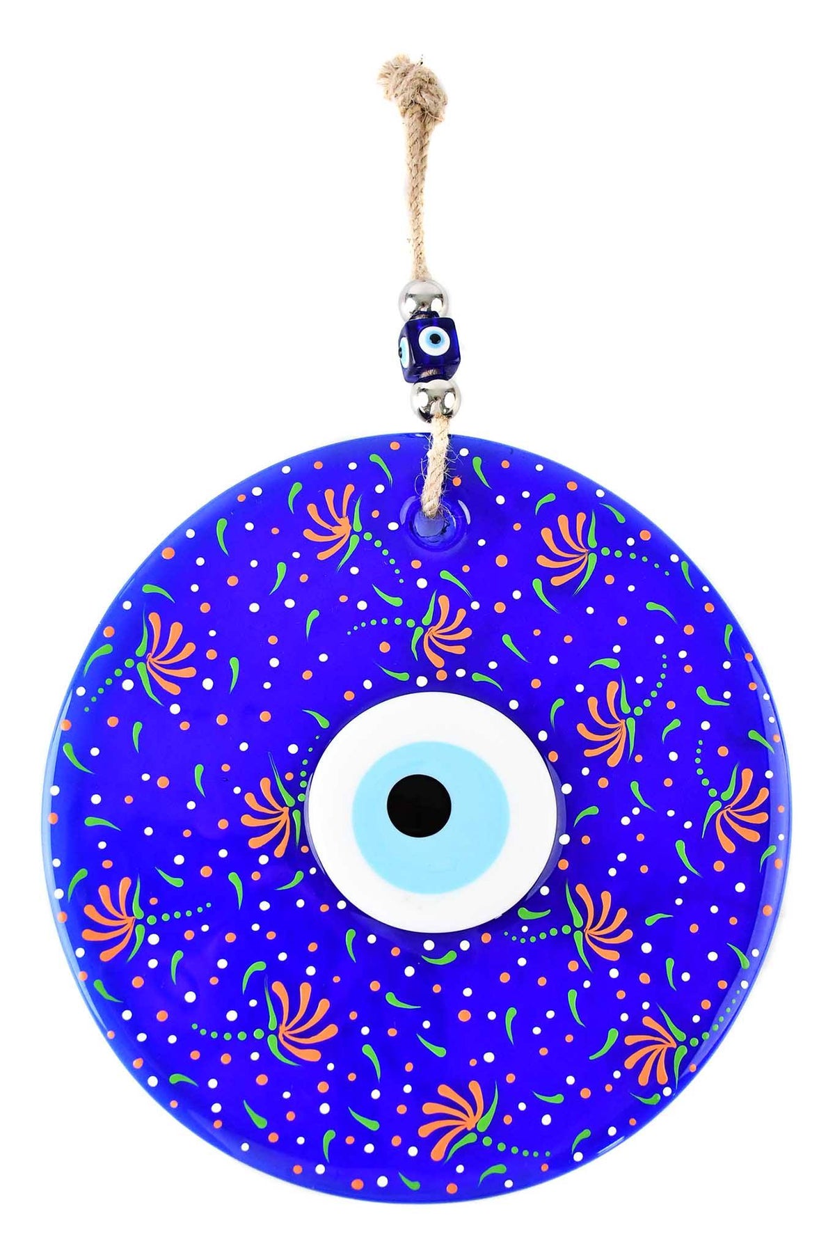 Evil Eye Wall Hanging Colourful Painted Large Design 1 Evil Eye Sydney Grand Bazaar 