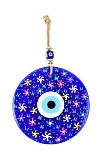 Evil Eye Wall Hanging Colourful Painted Medium Design 1 Evil Eye Sydney Grand Bazaar 