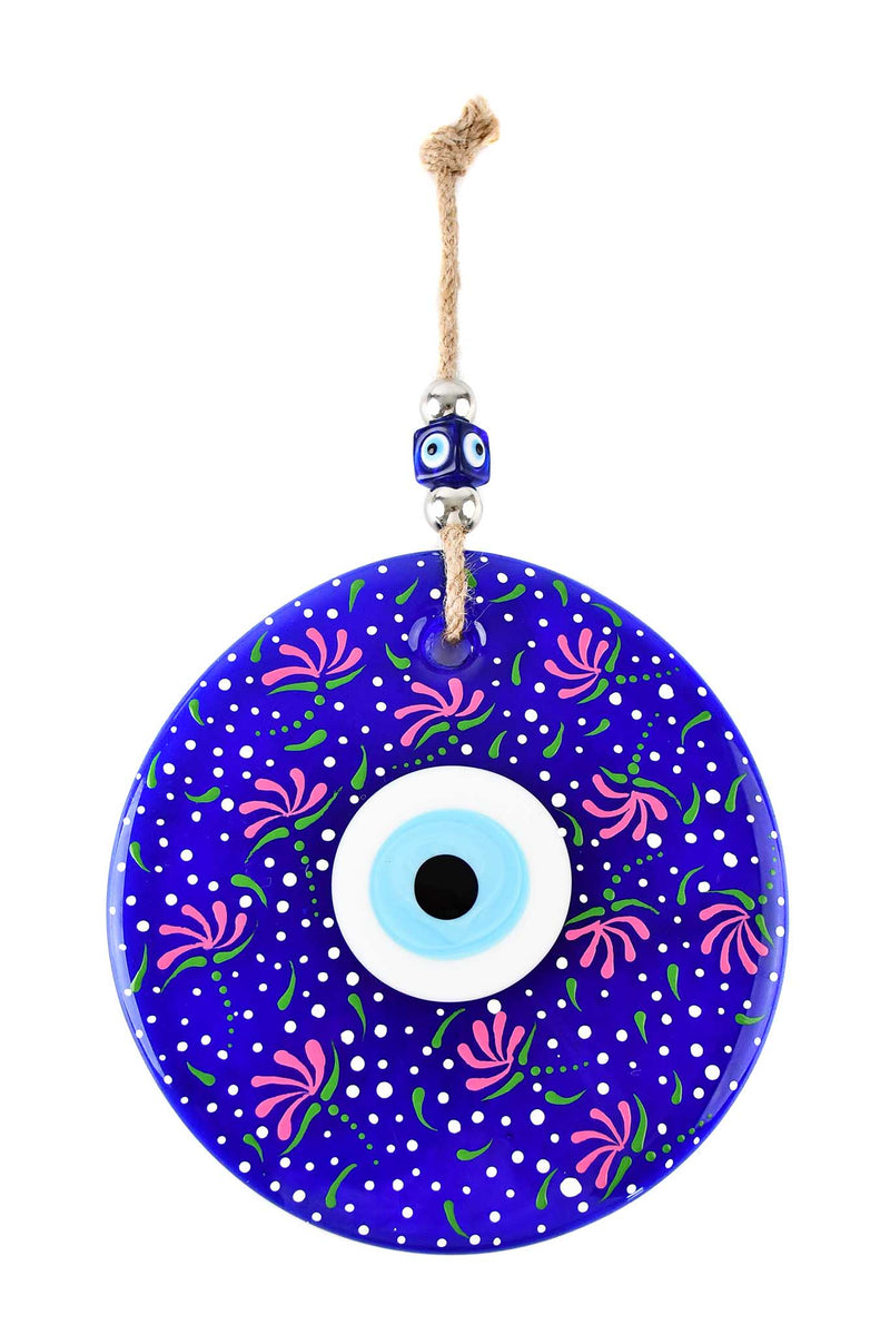 Evil Eye Wall Hanging Colourful Painted Medium Design 3 Evil Eye Sydney Grand Bazaar 