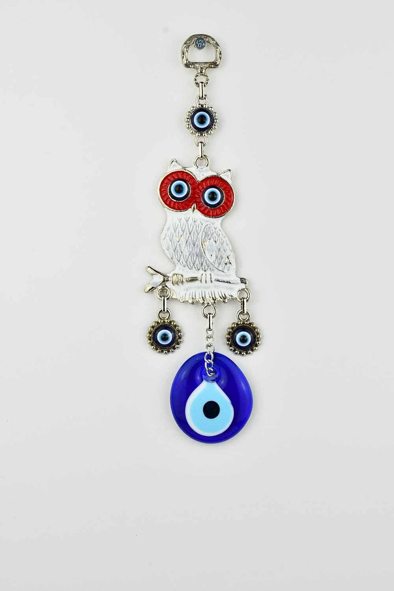 Evil Eye Wall Ornament Owl White Evil Eye Sydney Grand Bazaar 
