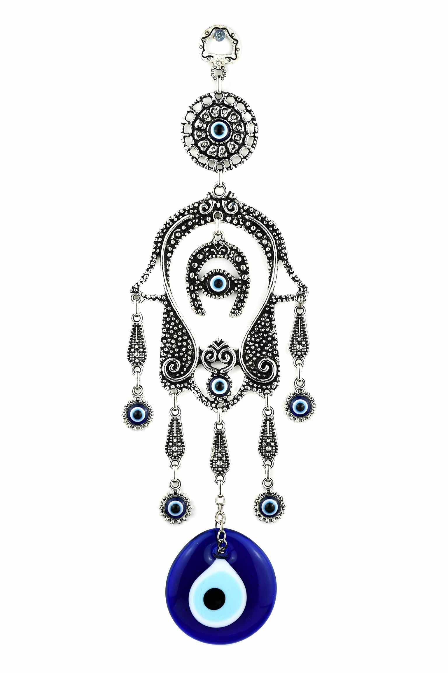 Evil Eye Hamsa Hand Horseshoe Ornament Turkish Gifts Homewares