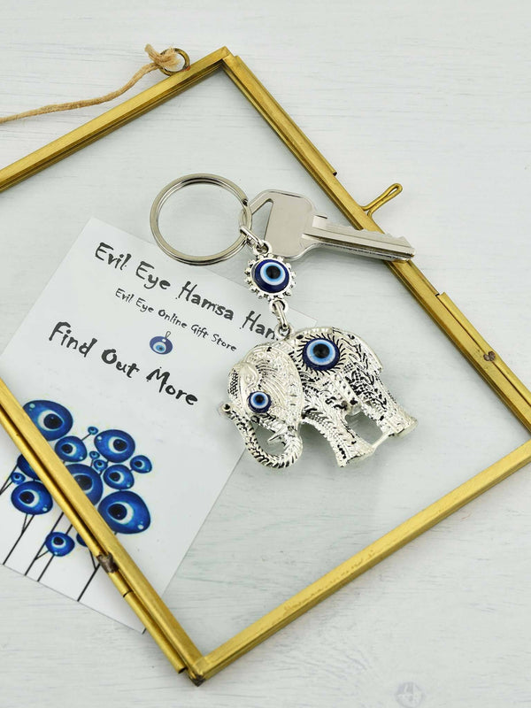 Eye Keyring Elephant Metal Design 1 Evil Eye Sydney Grand Bazaar 