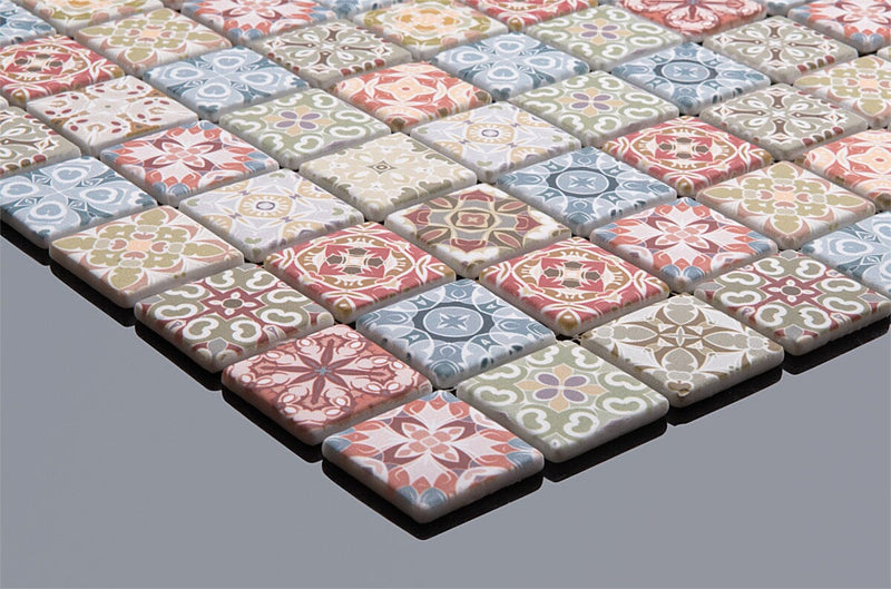 Grespania Multicoloured Mosaic Square Tile Mosaic Tile Sydney Grand Bazaar 
