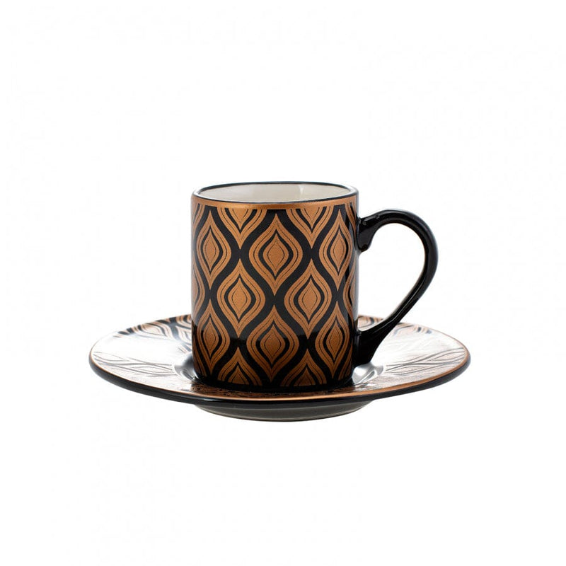 Jumbo Bodrum Turkish Coffee Cup Set of 2 Ceramic Sydney Grand Bazaar 