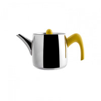 Jumbo Premium Teapot 6500 Stainless Titanium Metal Yellow Handle Stainless Steel & Titanium Teapots Sydney Grand Bazaar 