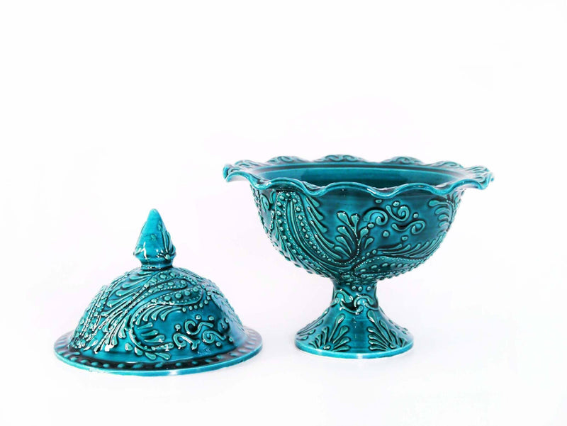 Turkish Ceramic sugar bowls Green