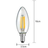 Pack of 3 Filament LED Light Bulb E14 Lighting Sydney Grand Bazaar 