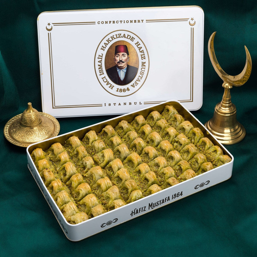 Pistachio Nip Baklava XL Box 2450 Gr Turkish Pantry Hafiz Mustafa 
