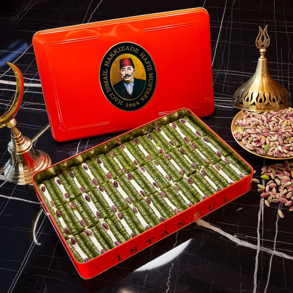 Pistachio Princess Baklava XL Box 2200 Gr Turkish Pantry Hafiz Mustafa 