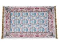 Prayer Rug Floral Medallion Pink Blue Textile Sydney Grand Bazaar 