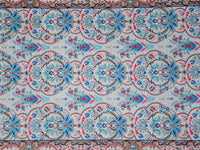 Prayer Rug Floral Medallion Pink Blue Textile Sydney Grand Bazaar 