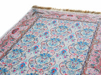 Prayer Rug Floral Medallion Pink Blue Textile Sydney Grand Bazaar 