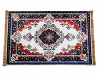 Prayer Rug Meditation Mat Black Red Design 2 Textile Sydney Grand Bazaar 