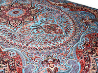 Prayer Rug Meditation Mat Blue Red Design 1 Textile Sydney Grand Bazaar 