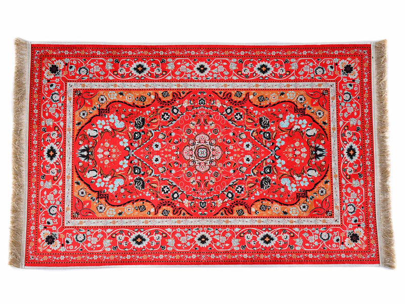 Prayer Rug Ushak Design Medallion Red Textile Sydney Grand Bazaar 