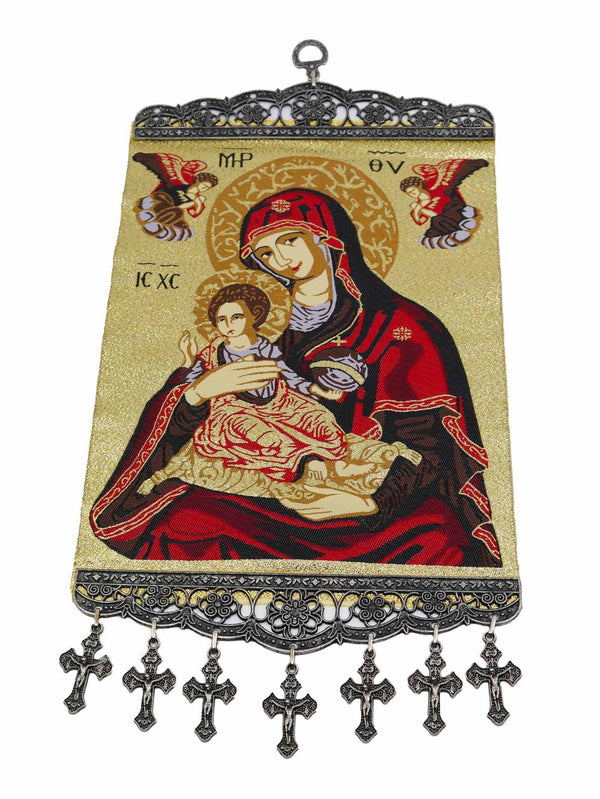 religious tapestry wall hanging