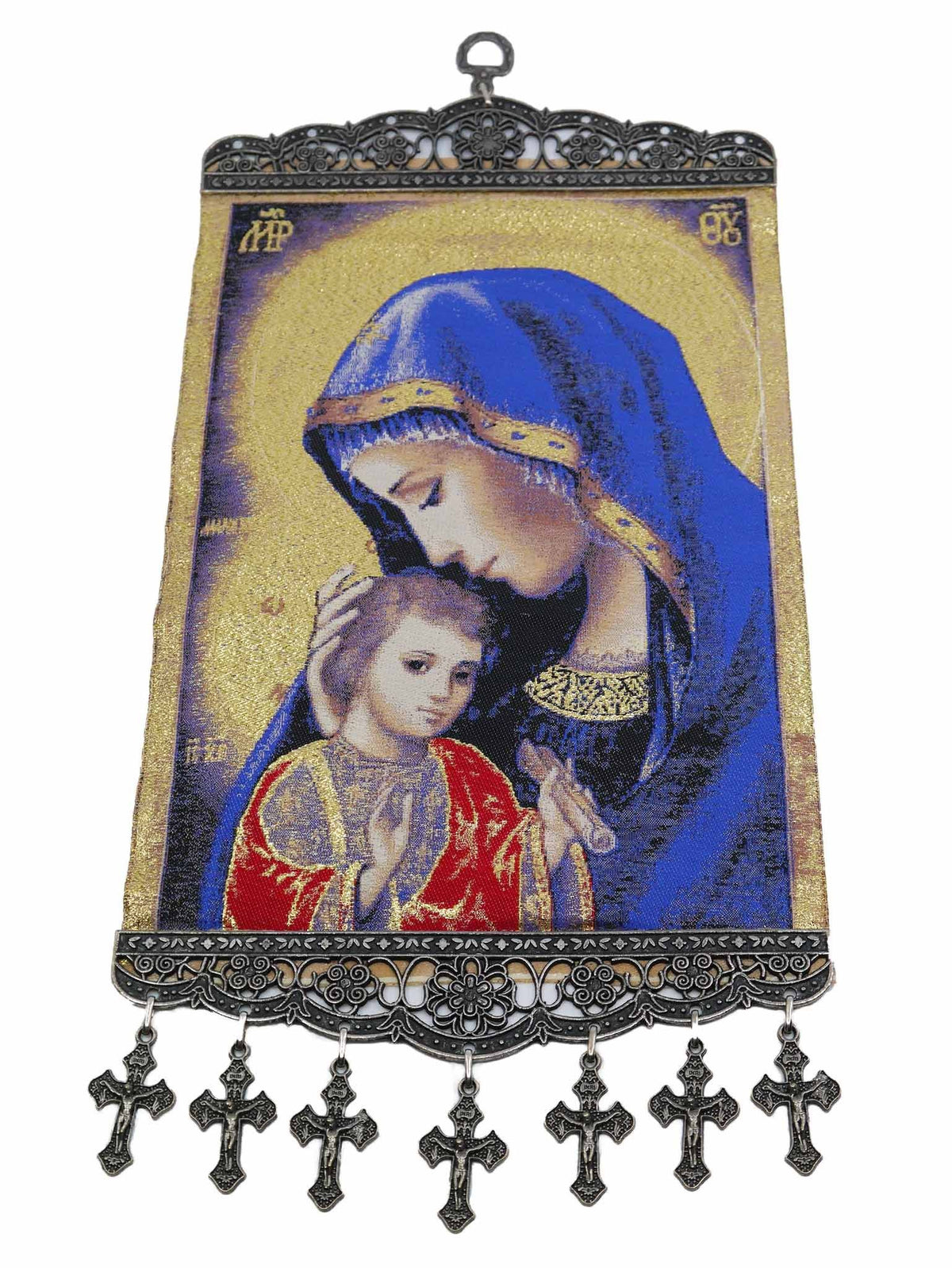 religious tapestry wall hanging