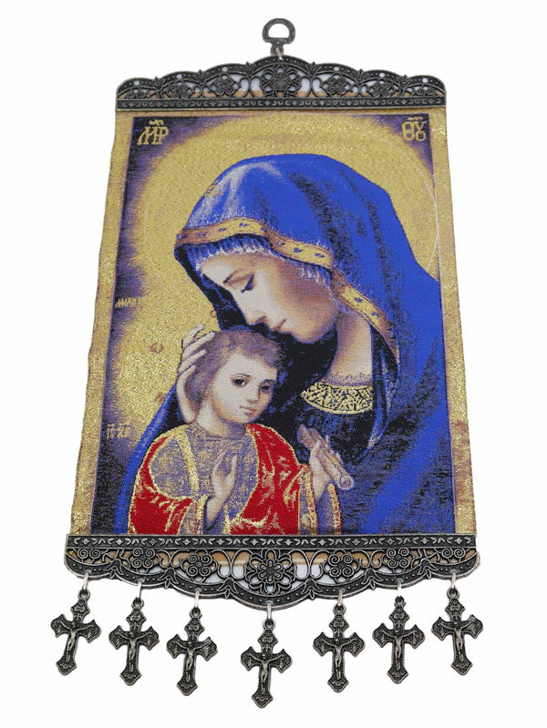 religious tapestry wall hanging