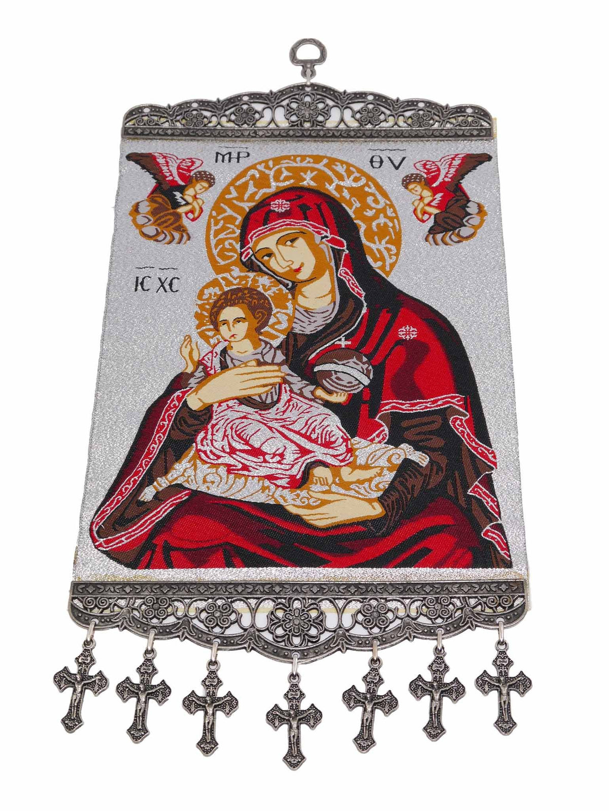 religious tapestry wall hanging