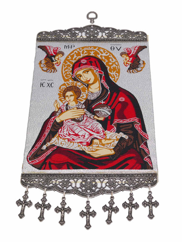 religious tapestry wall hanging