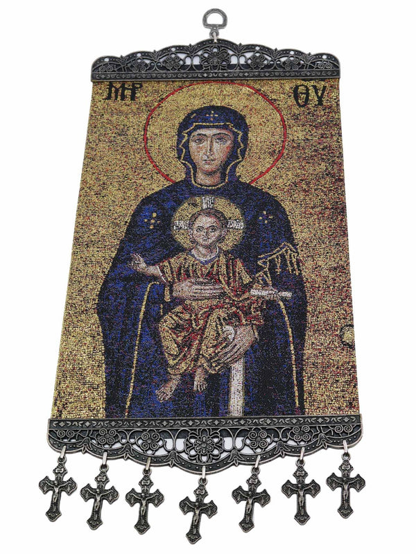 religious tapestry wall hanging