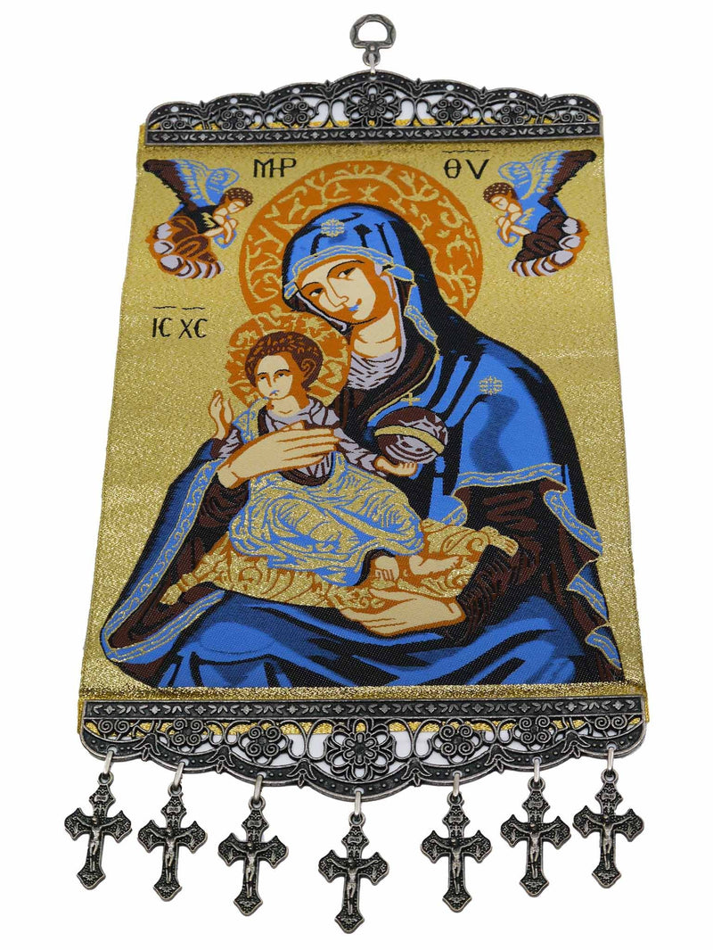 religious tapestry wall hanging