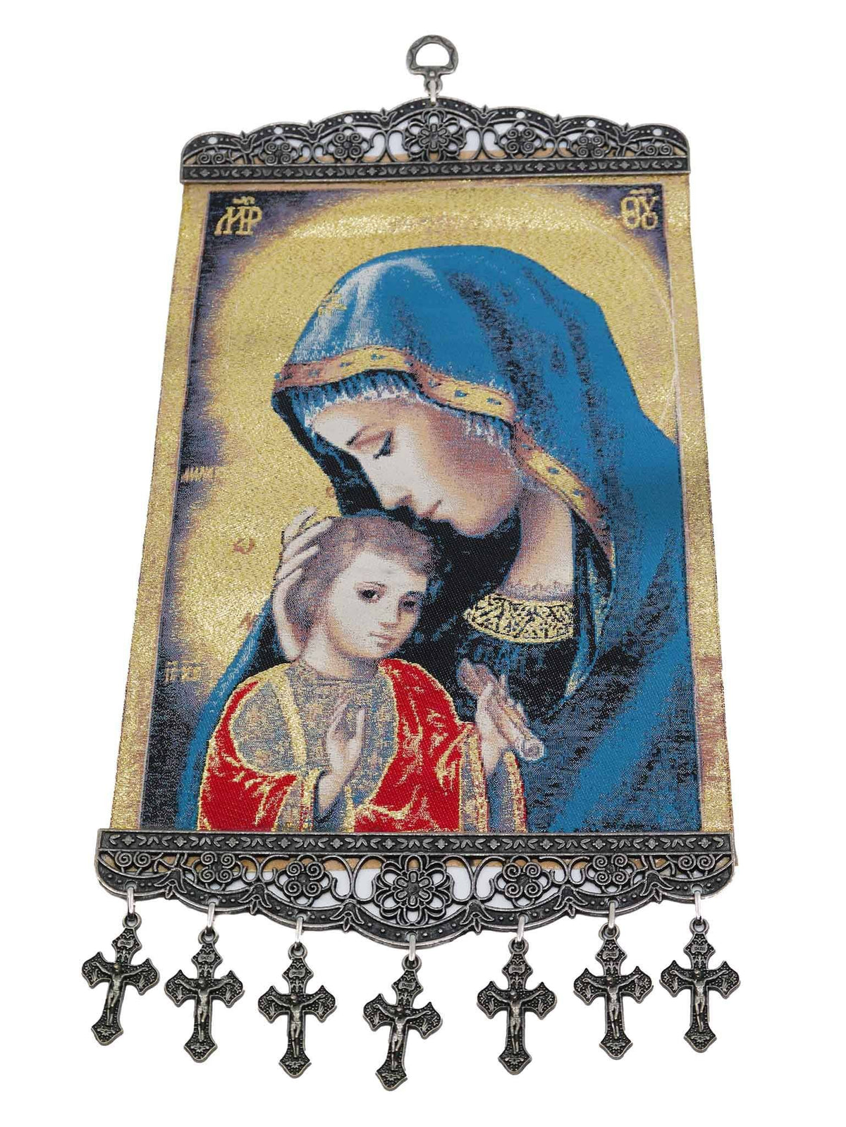 Woven Religious Tapestry Wall Hanging L22 Sydney Grand Bazaar