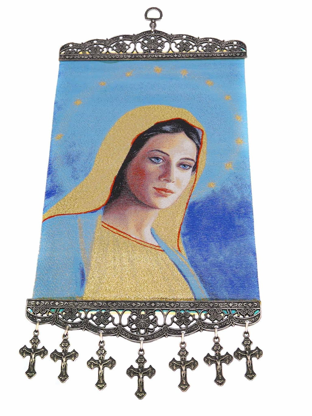 religious tapestry wall hanging