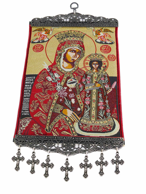 religious tapestry wall hanging