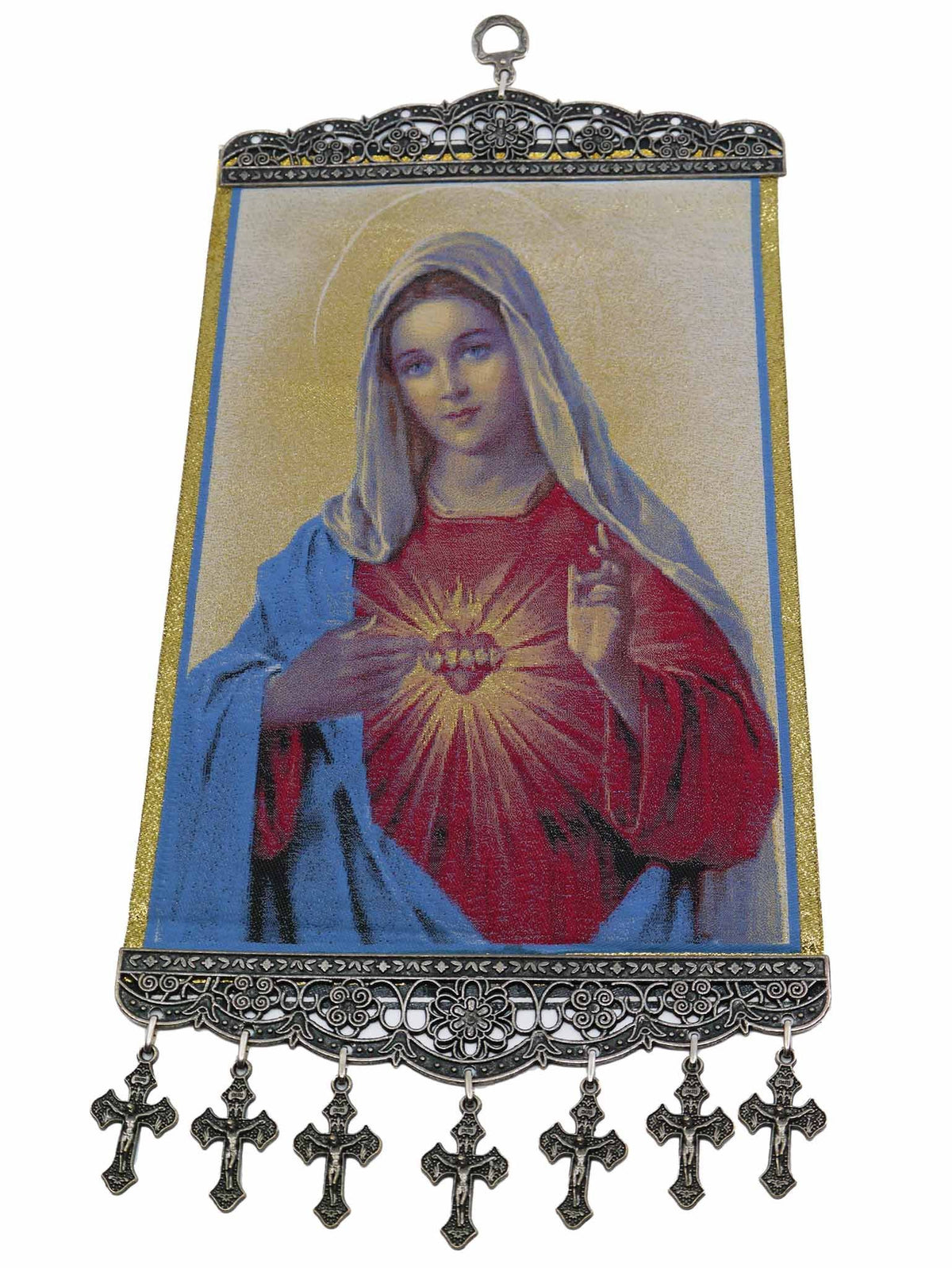 religious tapestry wall hanging
