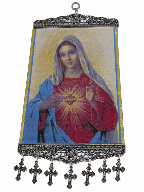 religious tapestry wall hanging