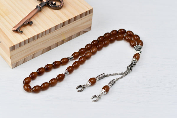 Tasbih Worry Beads Komboloi Brown Evil Eye Sydney Grand Bazaar 