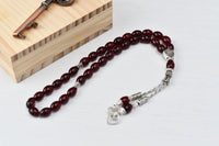 Tasbih Worry Beads Komboloi Burgundy Evil Eye Sydney Grand Bazaar 