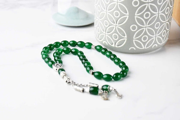 Tasbih Worry Beads Komboloi Grass Green Evil Eye Sydney Grand Bazaar 