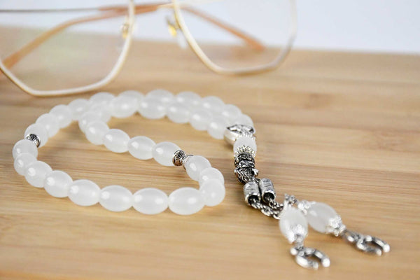 Tasbih Worry Beads Komboloi White Evil Eye Sydney Grand Bazaar 