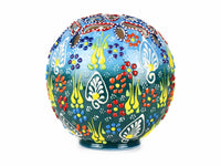 Turkish Candle Holder Dantel Balloon Light Blue Green Ceramic Sydney Grand Bazaar 