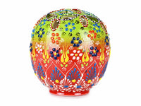 Turkish Candle Holder Dantel Balloon Light Green Red 2 Ceramic Sydney Grand Bazaar 