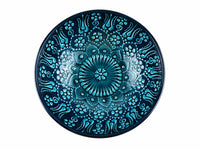 Turkish Ceramic Bowl 20 cm Turquoise Ceramic Sydney Grand Bazaar Design 3 