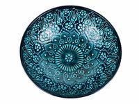 Turkish Ceramic Bowl 25 cm Turquoise Ceramic Sydney Grand Bazaar Design 2 