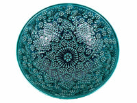 Turkish Ceramic Bowl 25 cm Turquoise Ceramic Sydney Grand Bazaar Design 1 