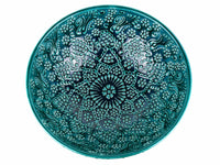 Turkish Ceramic Bowl 25 cm Turquoise Ceramic Sydney Grand Bazaar Design 1 