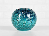 Turkish Ceramic Candle Holders Firuze Turquoise Green Design 1 Ceramic Sydney Grand Bazaar 