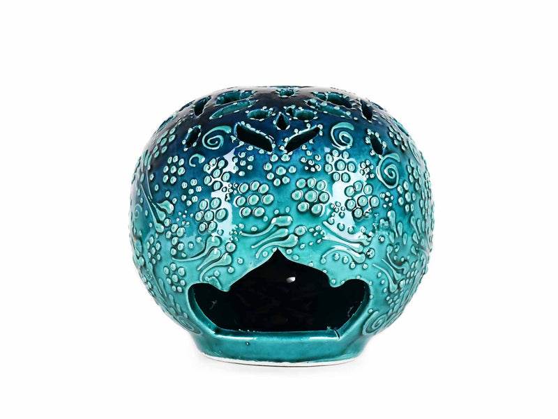 Turkish Ceramic Candle Holders Firuze Turquoise Green Design 1 Ceramic Sydney Grand Bazaar 
